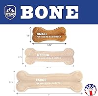 Vista 6 de Cheese Dog Chew Bone Larga duración, sin manchas, rico en proteínas, poco olor, 100% natural, saludable y seguro, sin lactosa, gluten, soja