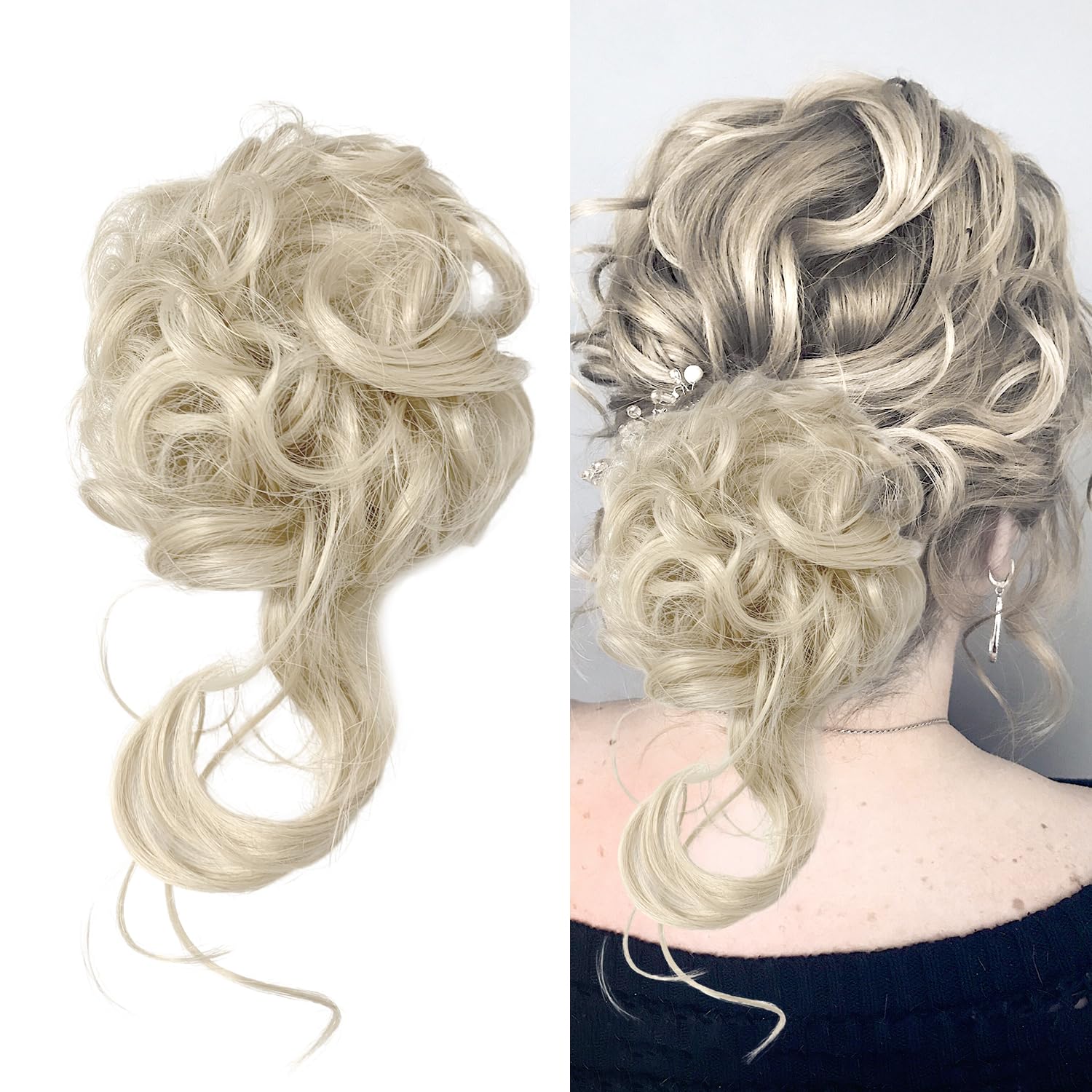 Messy Bun Hair Piece