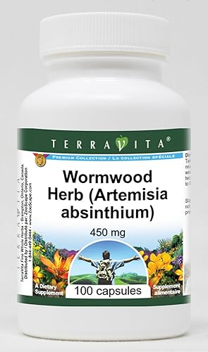 Hierba de ajenjo (Artemisia Absinthium) - 450 mg (100 Cápsulas, ZIN 510990)