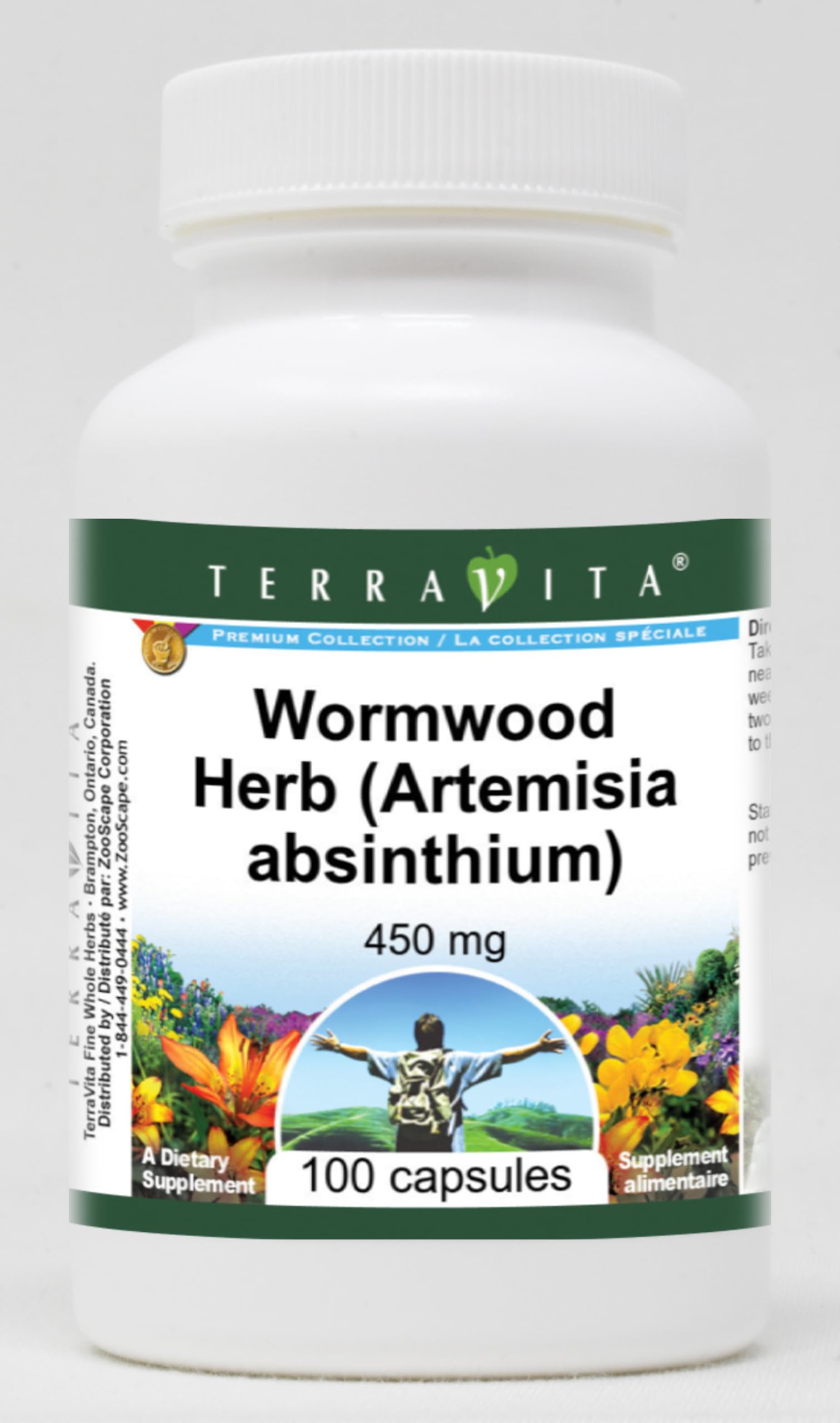 Amazon.com: Wormwood Herb (Artemisia Absinthium) - 450 mg (100