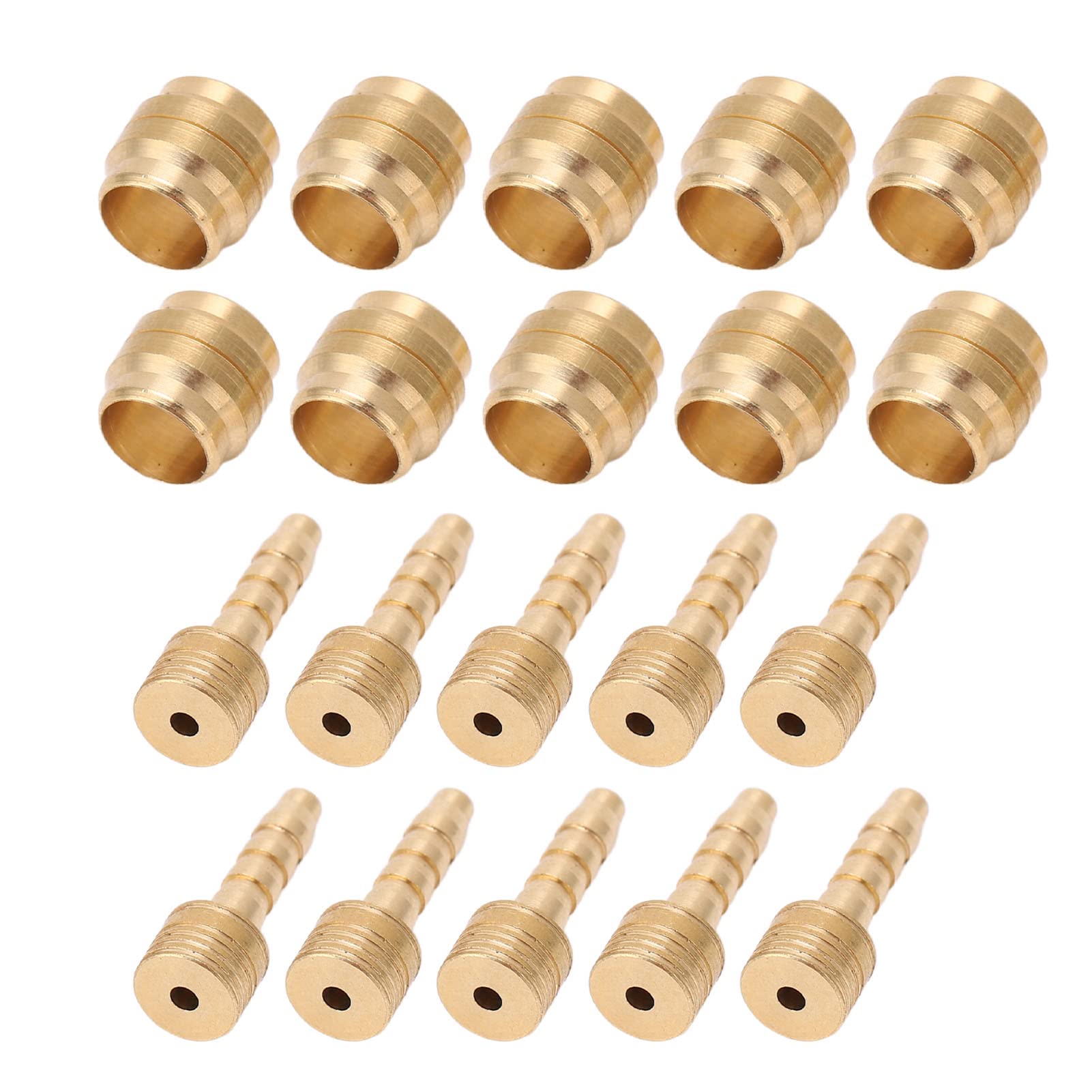 KIMISS Magura Inserto Ago Oliva Testa Mt5 Lega di Rame 10 Set Olio Ago Oliva Testa Bikeraulic Tubo Freno A Disco Oliva Inserto per