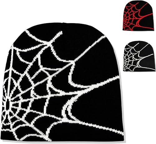 Miniatura 1 de Gorro de punto con orejas de gato para mujer, gorro de ganchillo con gorro de invierno a rayas, accesorios Y2K, gorros estilo gótico grunge