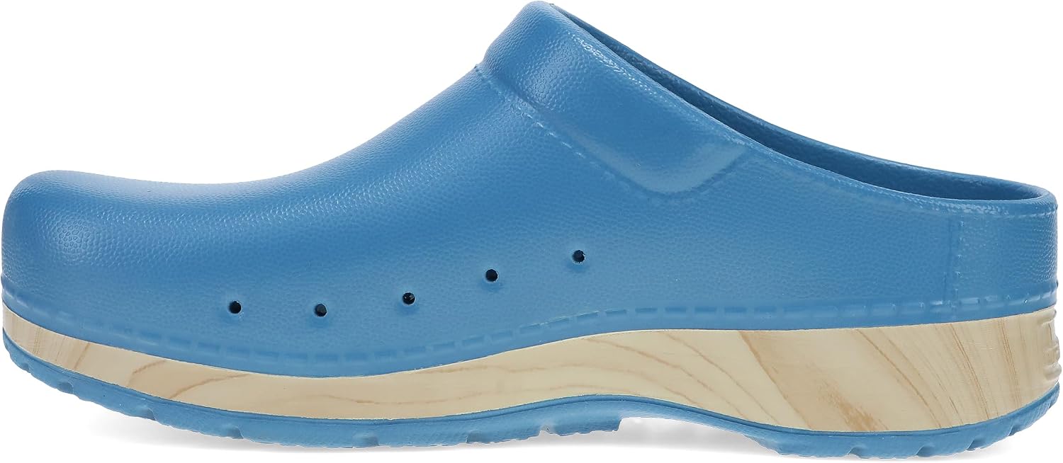 Dansko Kane Slip-On Mule Clog for Women - Lightweight Cushioned Comfort and Removable EVA Footbed with Arch Support - Easy Clean Uppers