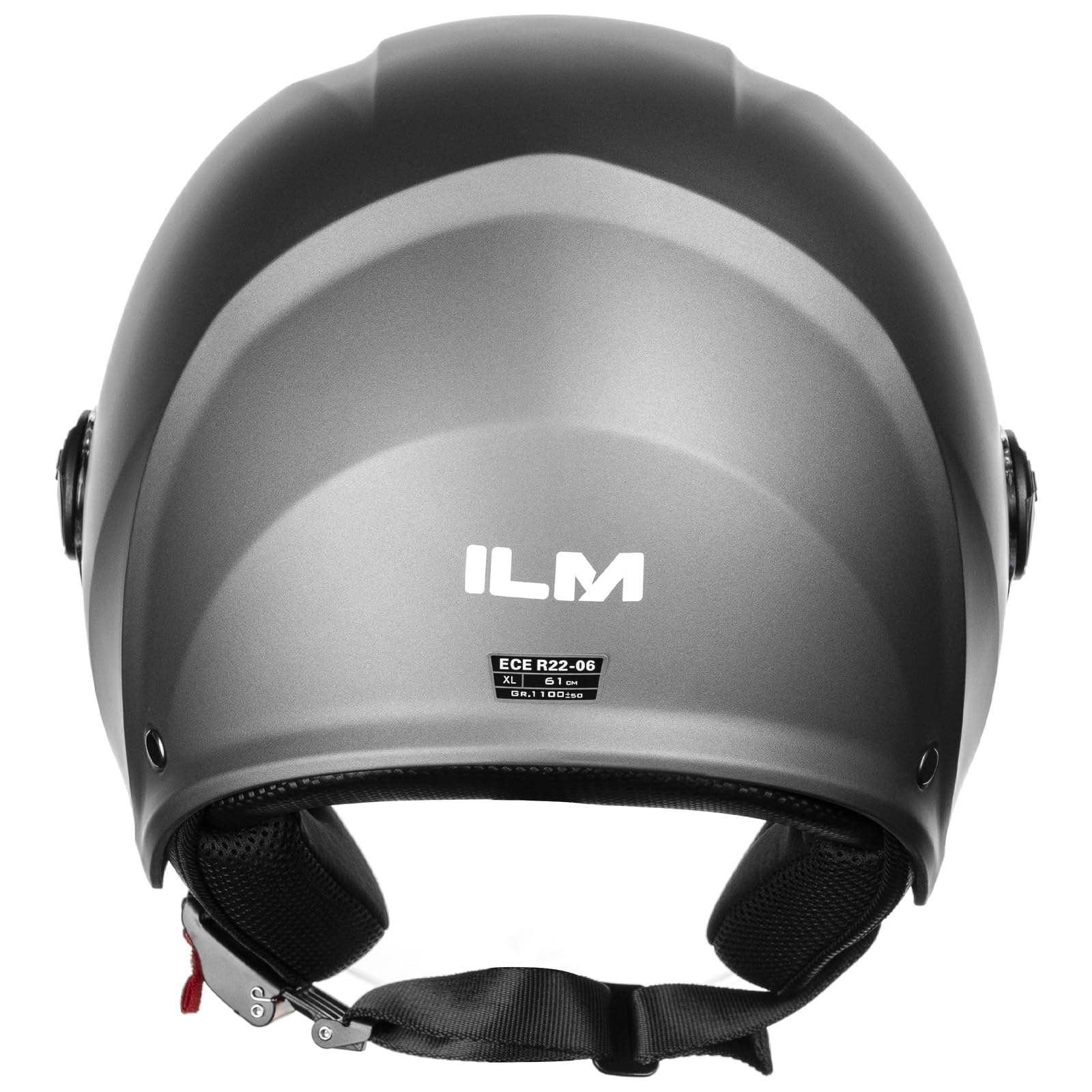 ILM Motorradhelm Retro Herren Damen Jethelm ECE2206 Modell WT506