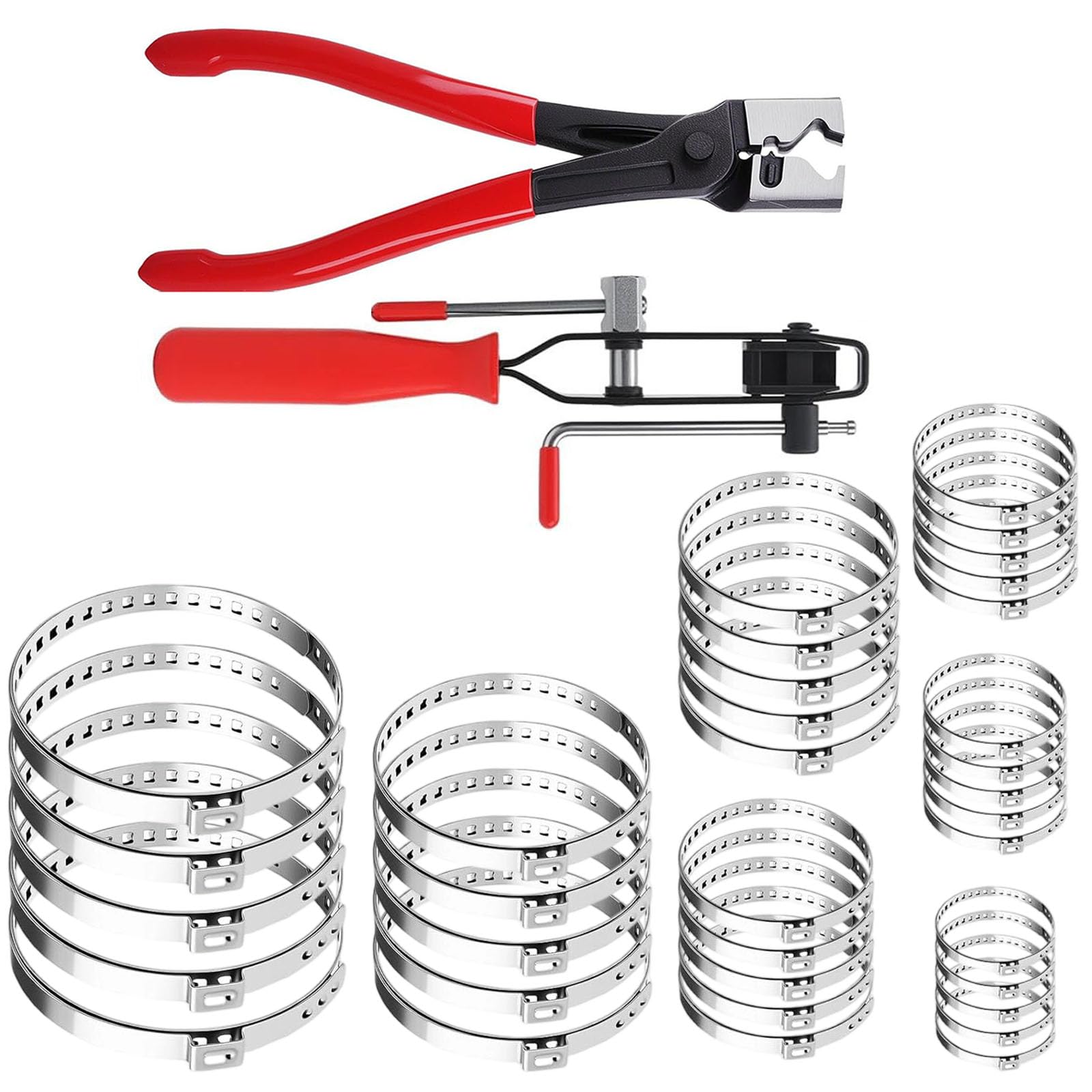 Kaeltsyn B Nonrust Steel Hose Clamp Tool Easy And Strong Hold For Various Tubing Needs In Maintenance Tasks Durability Clamp
