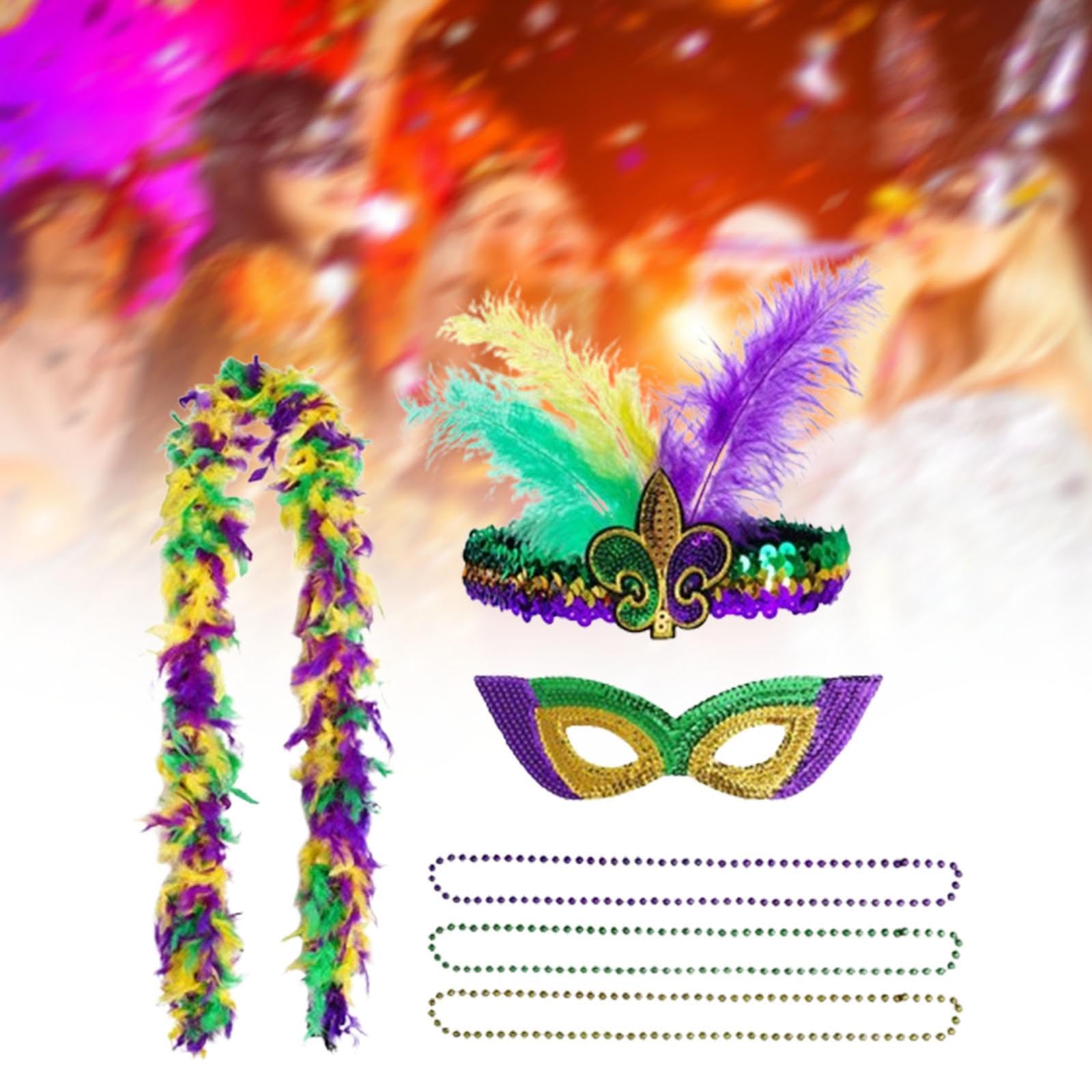 Set di 6 Accessori per Costume di Carnevale/Costume Cosplay di Carnevale per Eventi E Feste, 4 pezzi