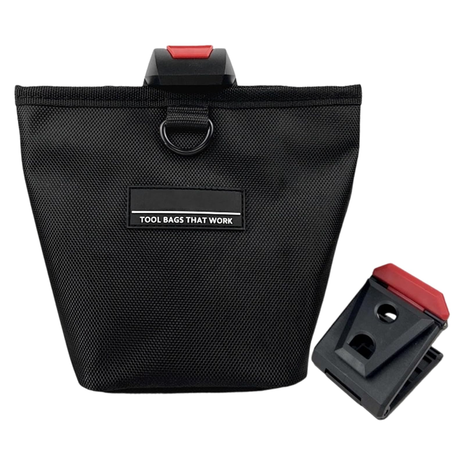 Belt Hardware Organizers Tool Pouches with Belt Clip and Spring Closure for Nails Screws and Small Hardware Tool Organizers Pouches
