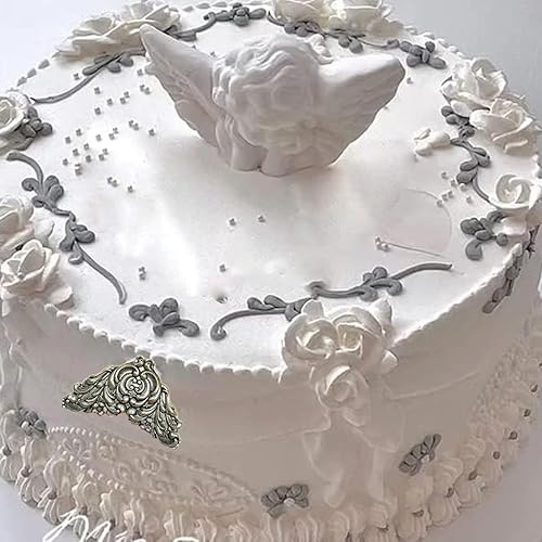 Miniatura 7 de Molde de silicona para fondant de encaje de estilo barroco, para decoración de pasteles, decoración de cupcakes, polimérico, arcilla, caramelo,