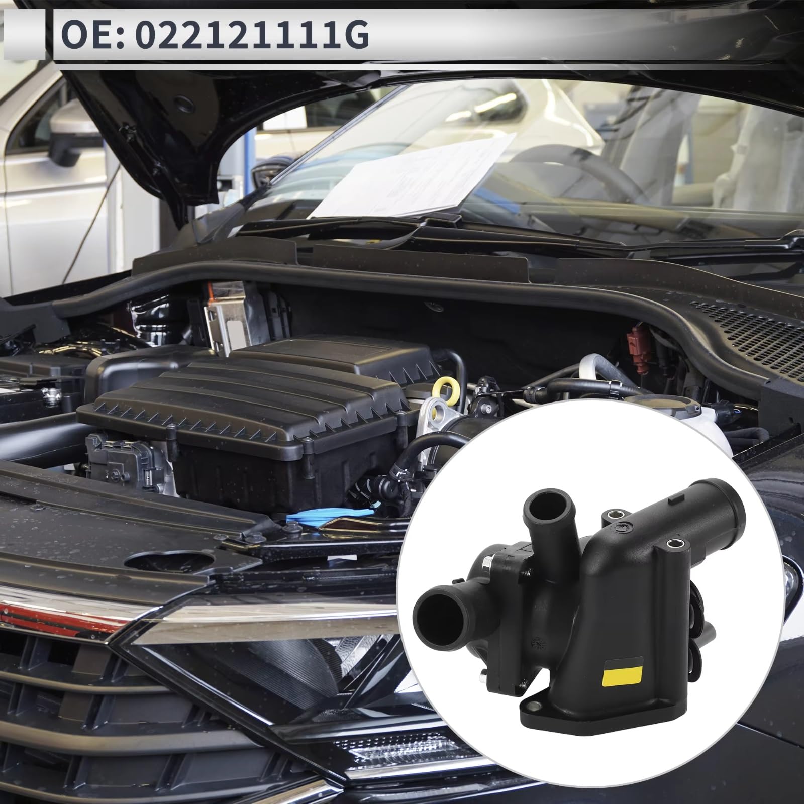 Termostat płynu chłodzącego do VW Touareg 3,2 l (2004-2007), numer części 022121111G