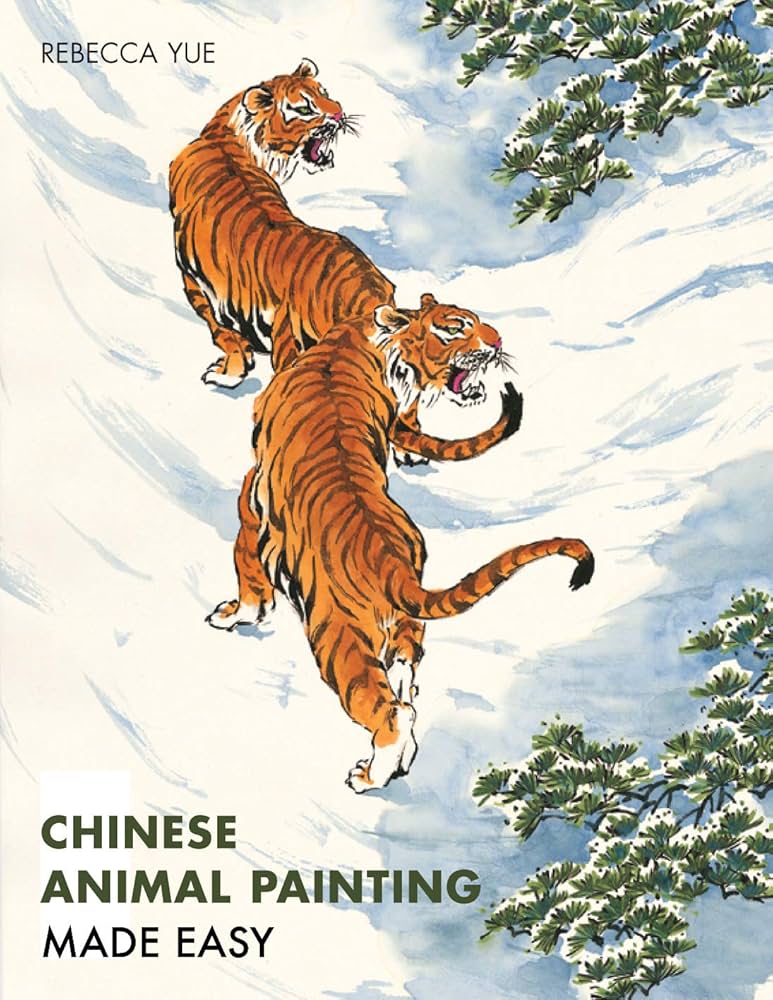birgitta de vos アートブック 珍書 Chinese Animal Painting Made Easy: Rebecca Yue