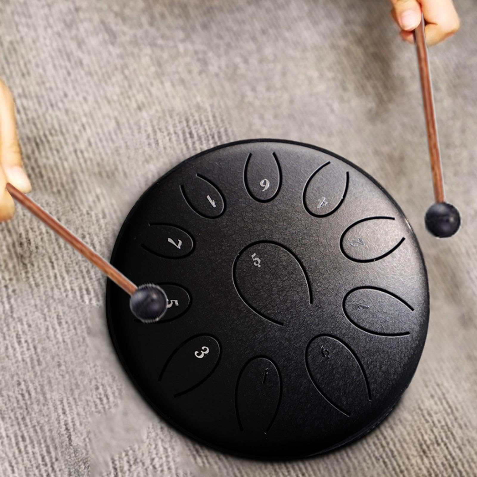 スチールドラム　ミニスチールドラム　スチールパン　打楽器 ミニスチールタングドラム MSTD1BK｜MEINL SONIC ENERGY 国内