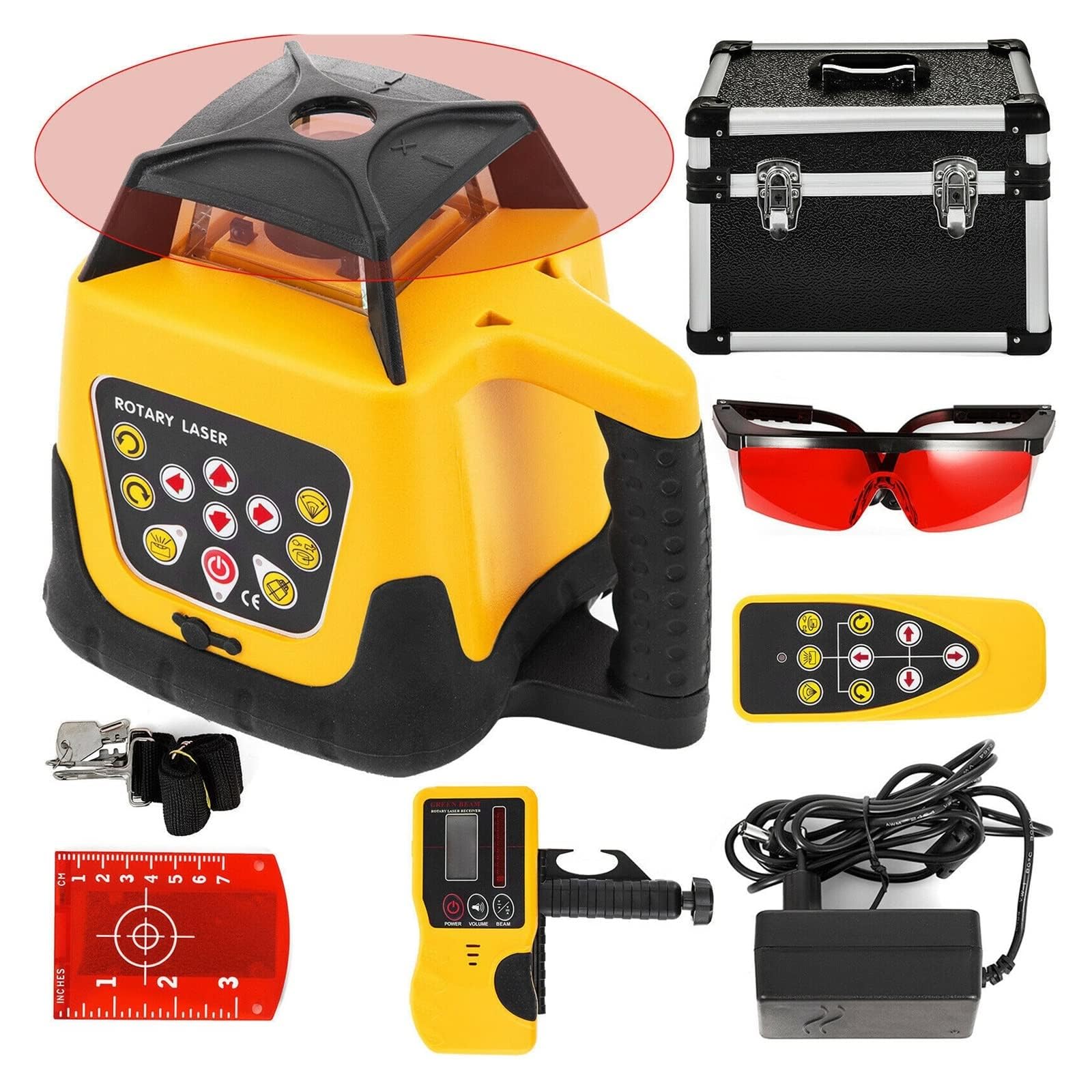 Livello Laser Rotante Livello Laser Automatico A Linea Trasversale Orizzontale Autolivellante A Raggio Rosso