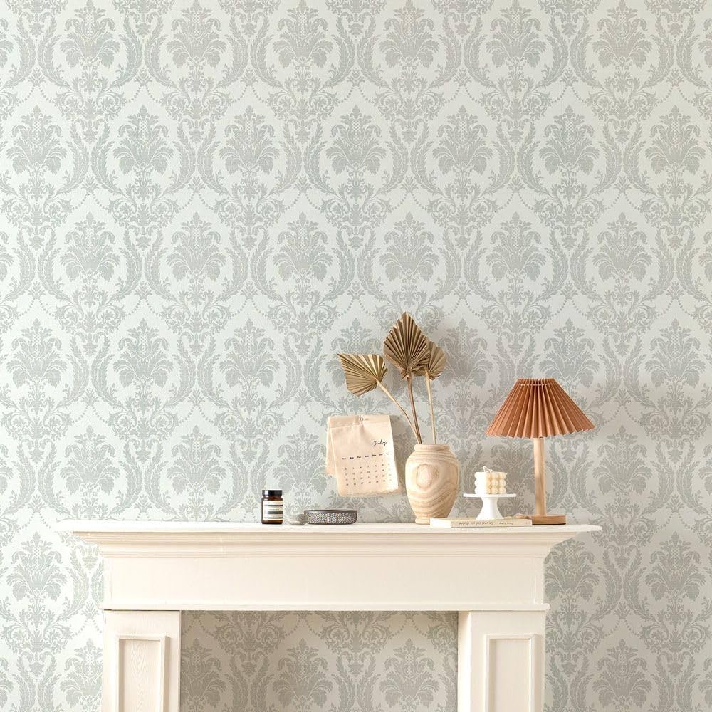 Amazon | 壁紙屋本舗 輸入壁紙 のり付き クロス 53cm×10m 壁紙の