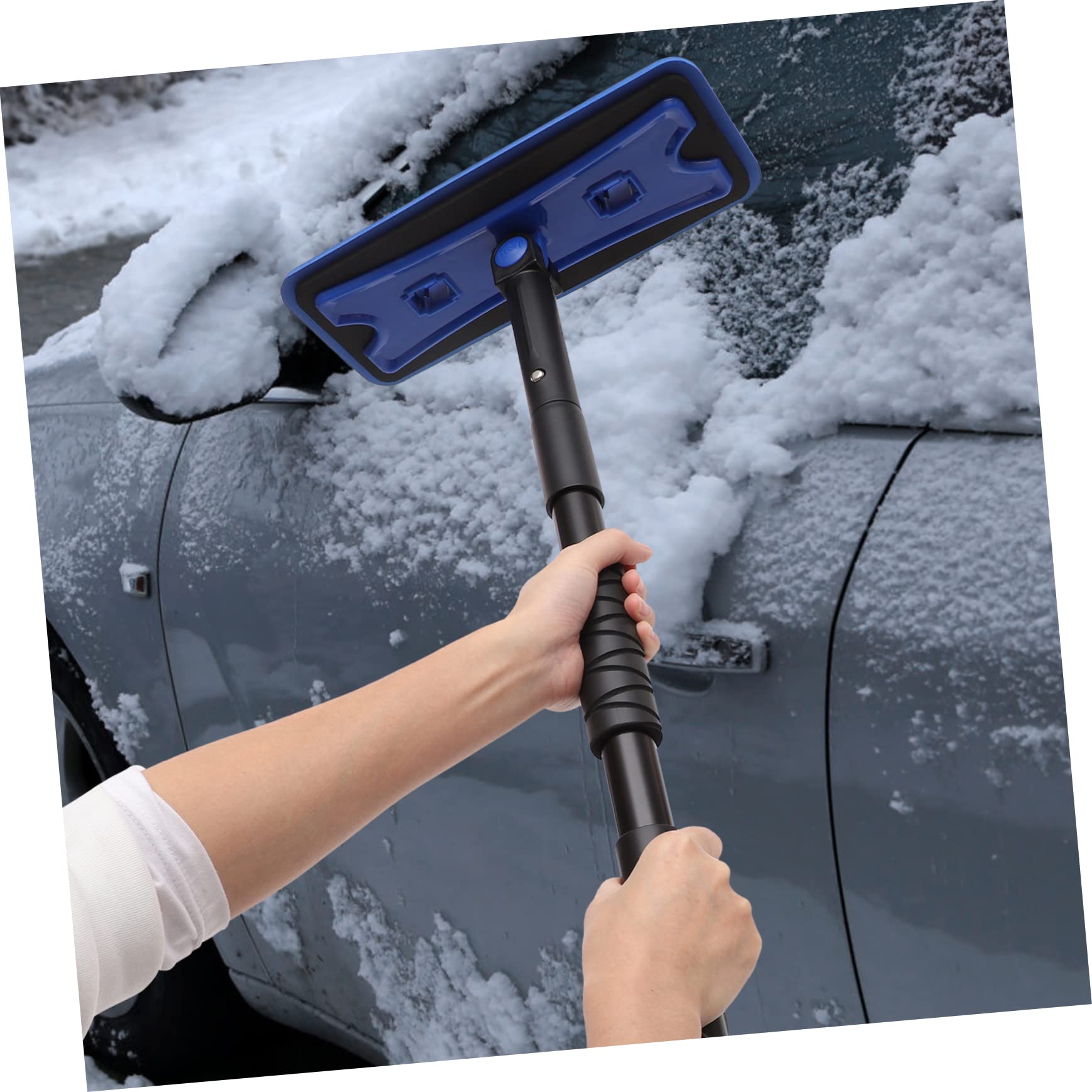 DOITOOL Grattoir à Neige pour Pare-Brise de Voiture, 1 Set Bleu