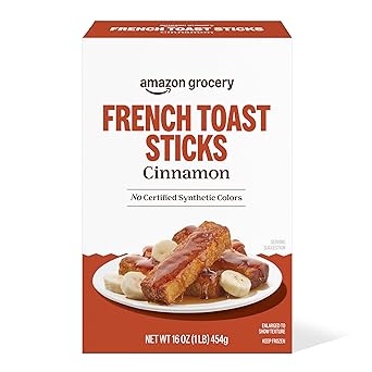 Amazon Grocery, Cinnamon French Toast Sticks, Frozen, 16 Oz (Previously Amazon Fresh, Packaging May Vary)