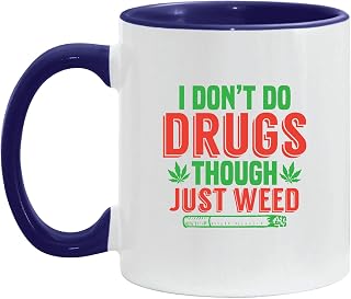 CannabisInspired Gift for NonDrugs Enthusiasts Weed Lovers 11oz 15oz Inner Color Accent Mug