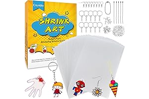 165-Piece Shrinky Dink Set for Kids' Creativity and Fun
