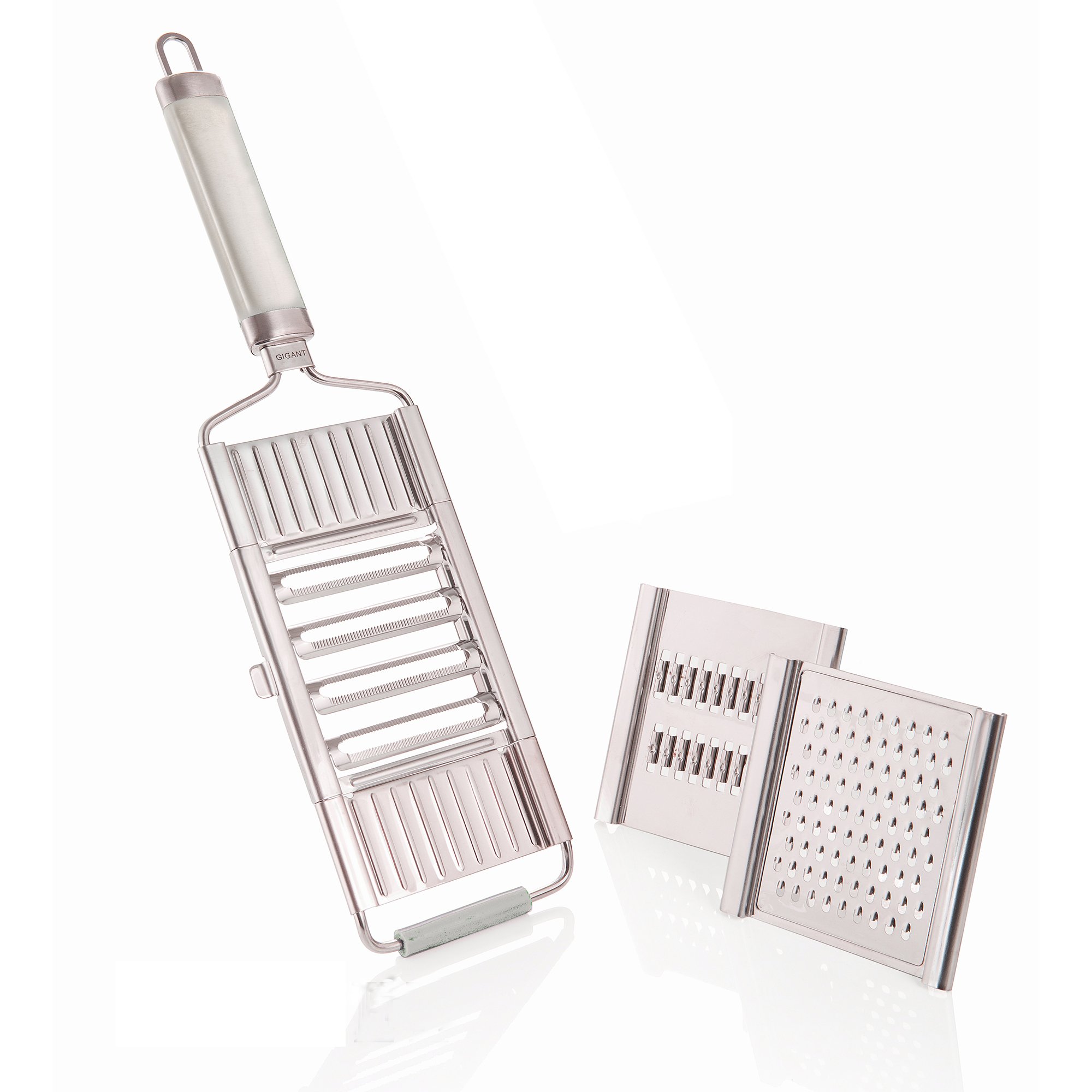 Gigant Edelstahl Muxels 4-Way Slicer With Residue Holder The Quick Vegetable Slicer – The Ideal Julienne Cutter And Practical Parmesan Grater