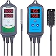 Inkbird WiFi ITC-308 Digital Temperature Controller with WiFi IHC-200 Humidity Controller with Outlet for Mushroom Humidifier Dehumidifier Reptile Greenhouse Home Brewing
