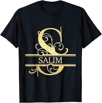 シールズ TEAM10 ドライロンＴ【サイズM～5L】2枚セット【品番k668】 Amazon.com: Salim Name T-Shirt : Clothing, Shoes & Jewelry