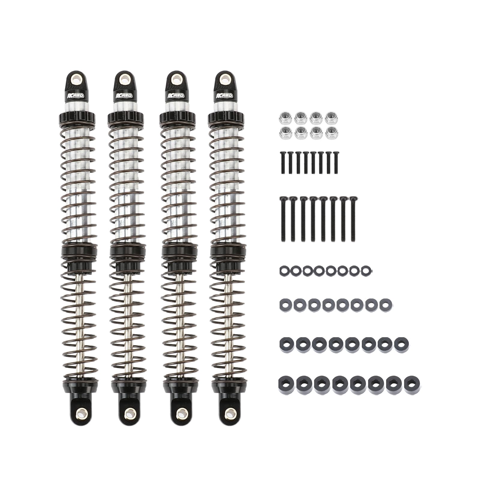 Amazon.com: RCAWD 7075 130mm Shock Absorbers Universal for 1/10 RC