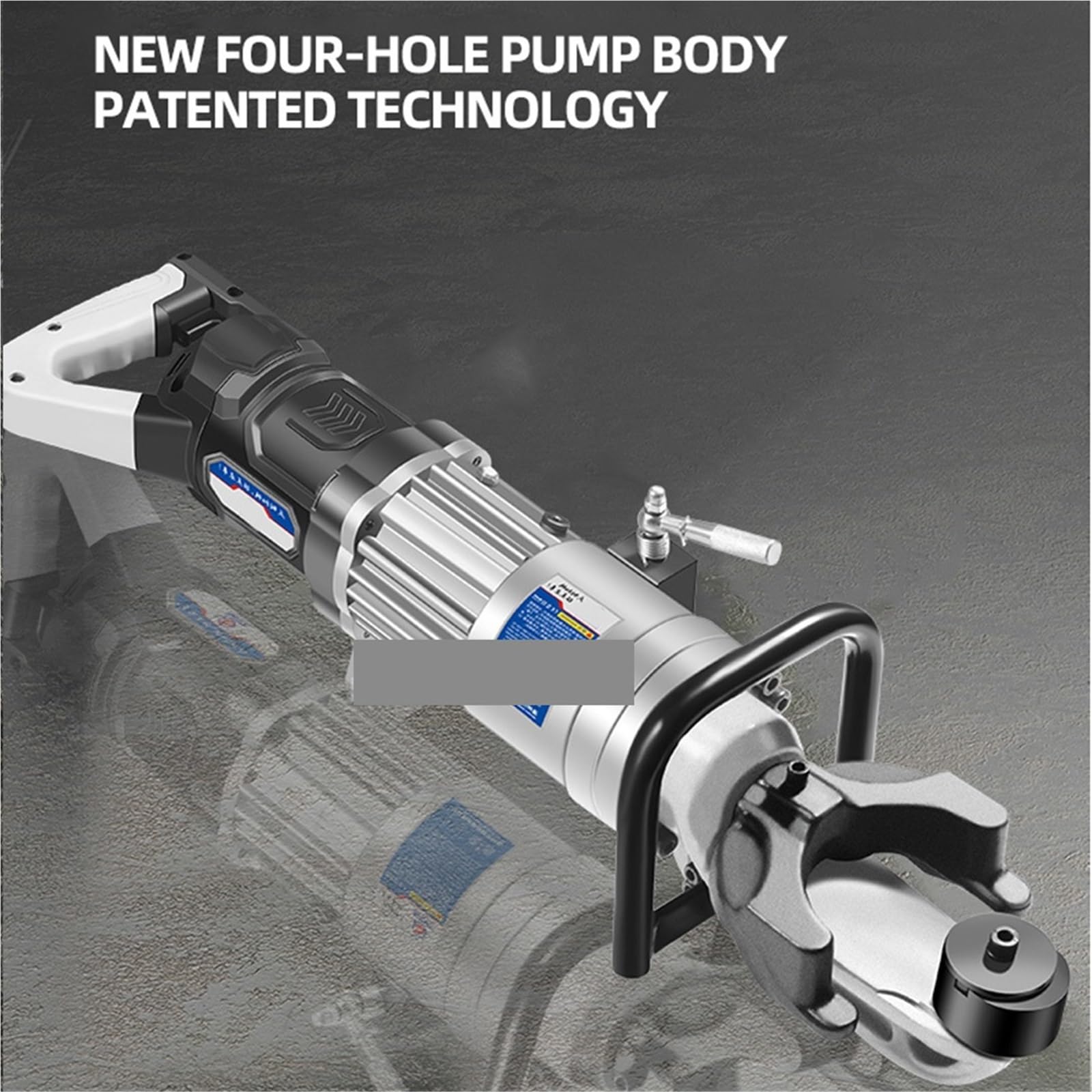 Przenośna giętarka do prętów stalowych, elektryczna bezszczotkowa hydrauliczna maszyna gięcia i prostowania 4-16 mm Wysoka wydajność(B)