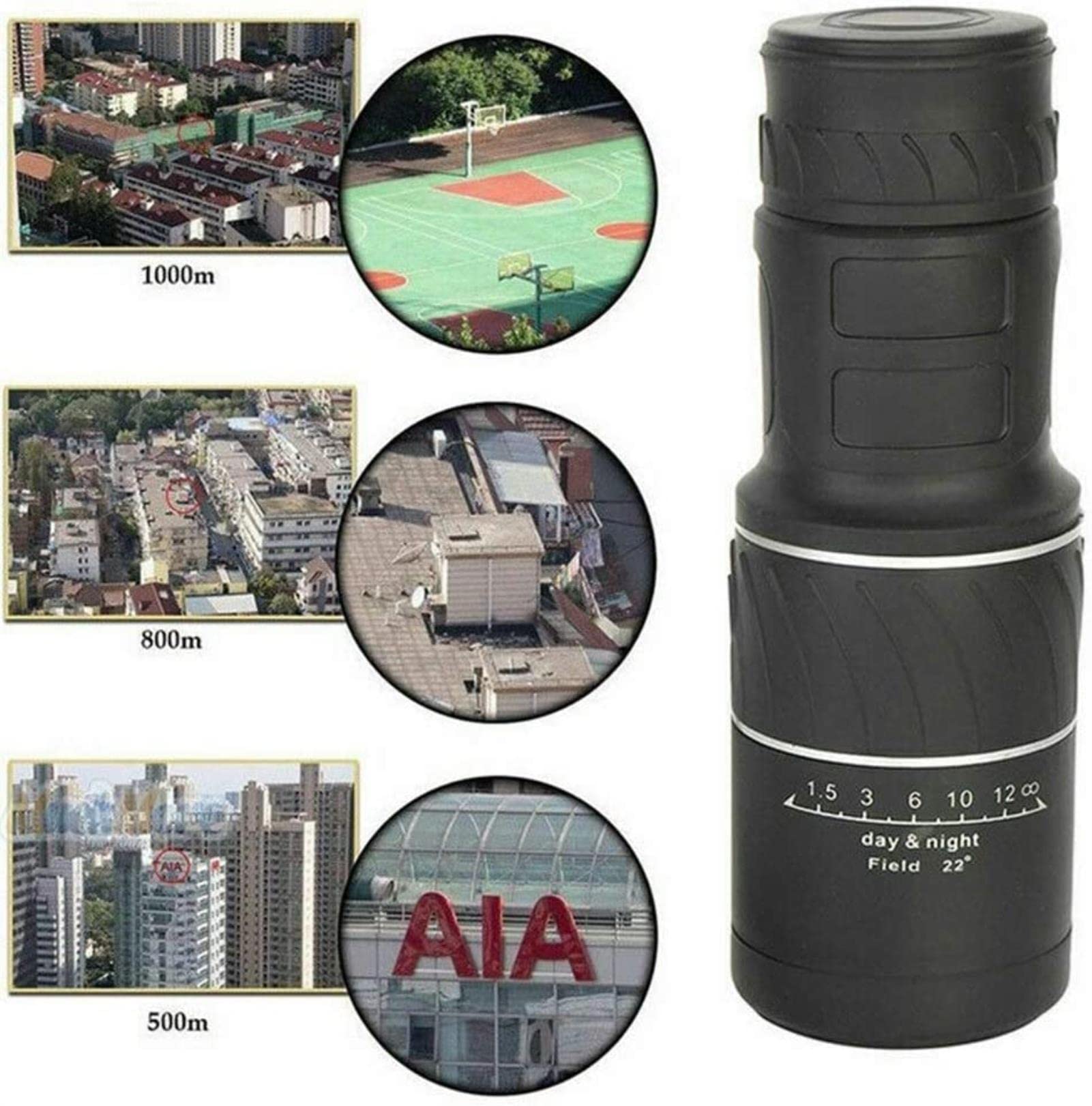 Télescope monoculaire HD 40X60 Puissant télescope monoculaire Longue portée 1000 m