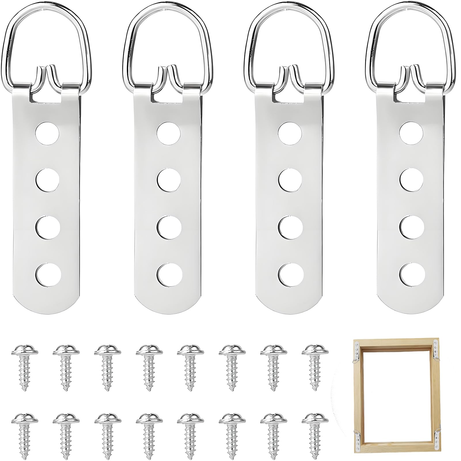 50 Stück Bildernägel Set – Aufhänger Für 4,5 Bis 27,2 Kg, Für Trockenbau, Inkl. Aufbewahrungsbox, Einfach Zu Montieren