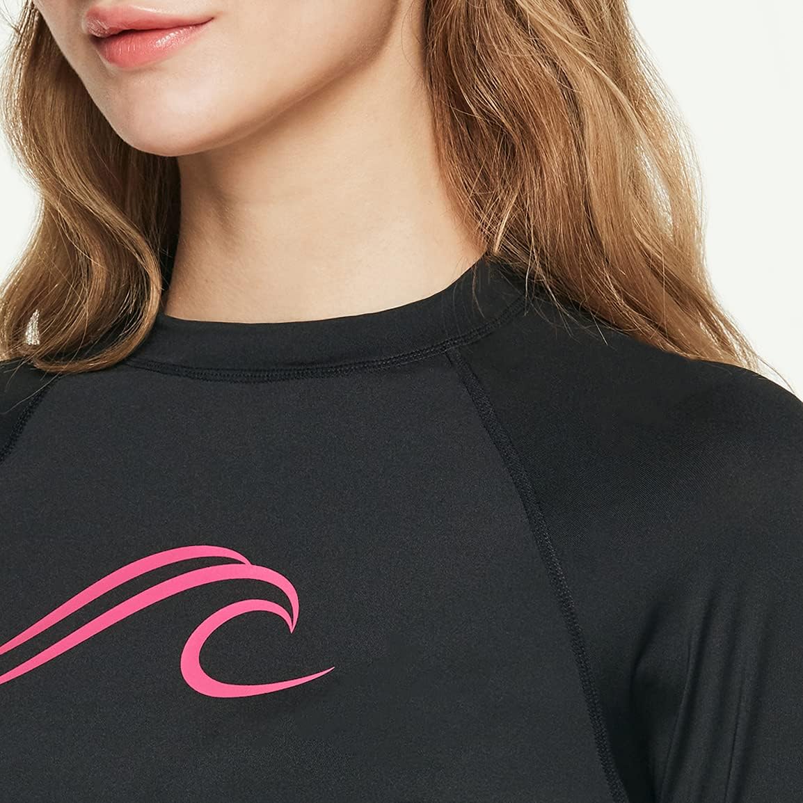 ATHLIO Women's UPF 50+ Rash Guard, Long Sleeve Surfing Swimsuit Top, UV/SPF Water Beach Swim Shirts : Sports & Outdoors