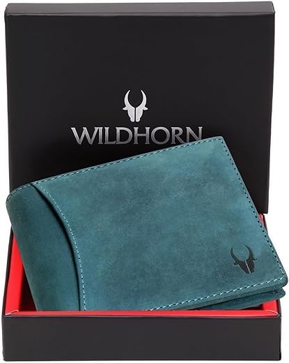 WildHorn RFID Protected Leather Wallet for Men