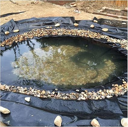 Image Fish Pond Mat Pond Liner, Fish Pond Liner, 10 × 15 Feet Pond Skins Liner Garden Pool Cover HDPE Pond Liner for Koi Ponds, Streams Fountains and Water Gardens(Size:16 x 25 ft/5 x 7.5 m) Image Fish Pond Mat Pond Liner, Fish Pond Liner, 10 × 15 Feet Pond Skins Liner Garden Pool Cover HDPE Pond Liner for Koi Ponds, Streams Fountains and Water Gardens(Size:16 x 25 ft/5 x 7.5 m)