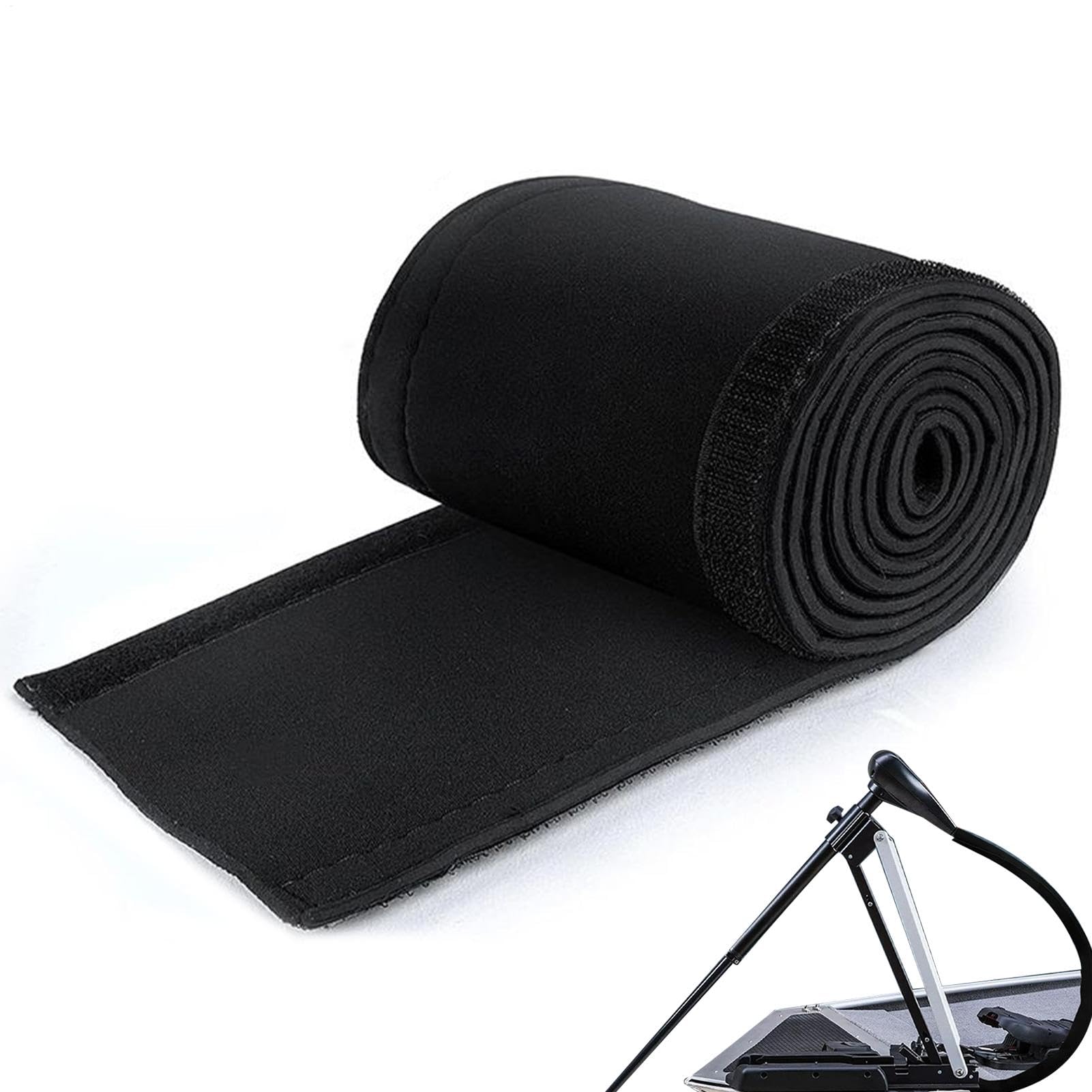 Copertura per cavi in neoprene, organizer per cavi elettrici, di protezione per motore da pesca, barca, auto, camion, installazione semplice e durevole