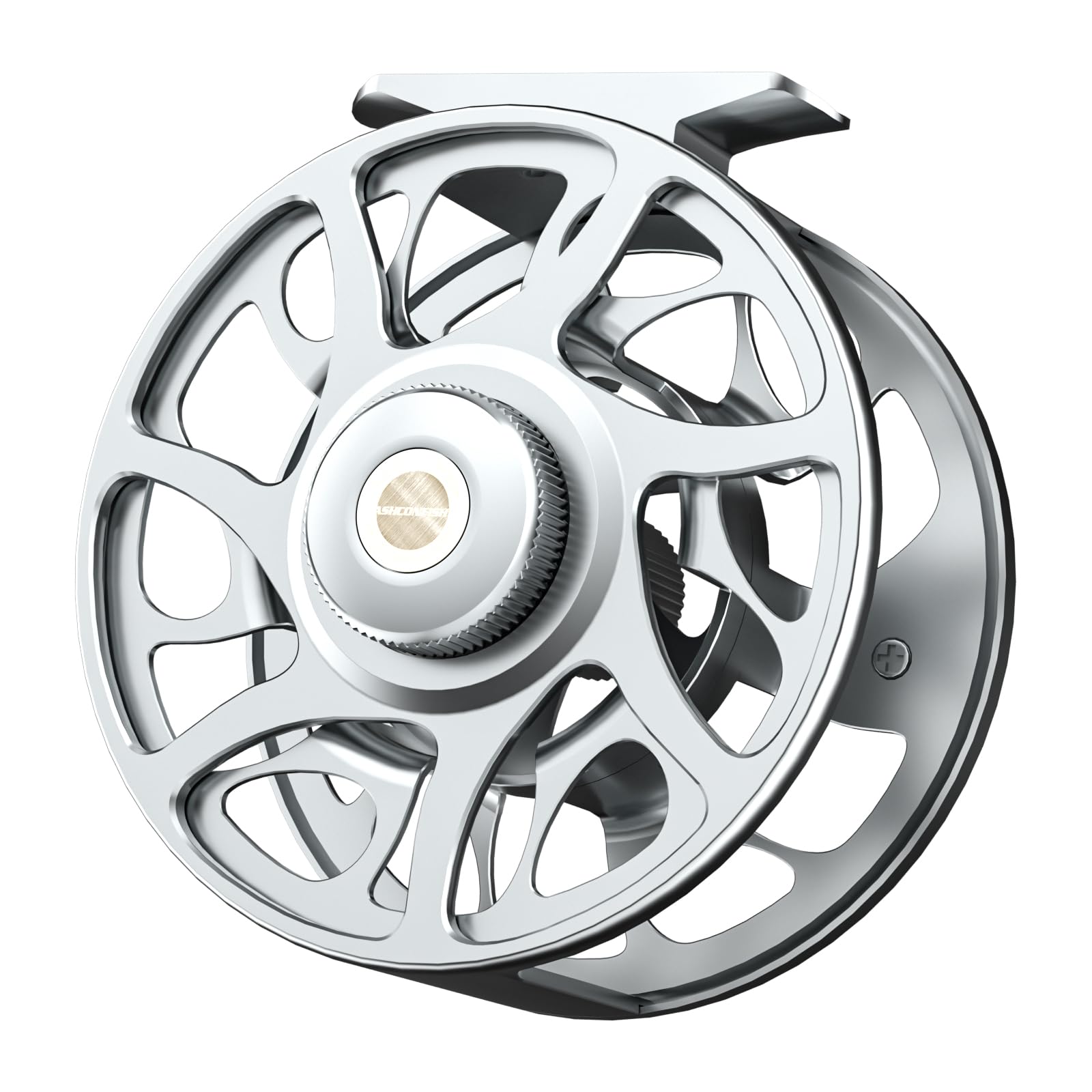 Ashconfish Fly Fishing Reel CNC-Machined Aluminum Alloy Fly Reel with 2+1BB Anti-Corrosion Bearings Ultra-Smooth Drag System & Ergonomic Design for Ultimate Performance