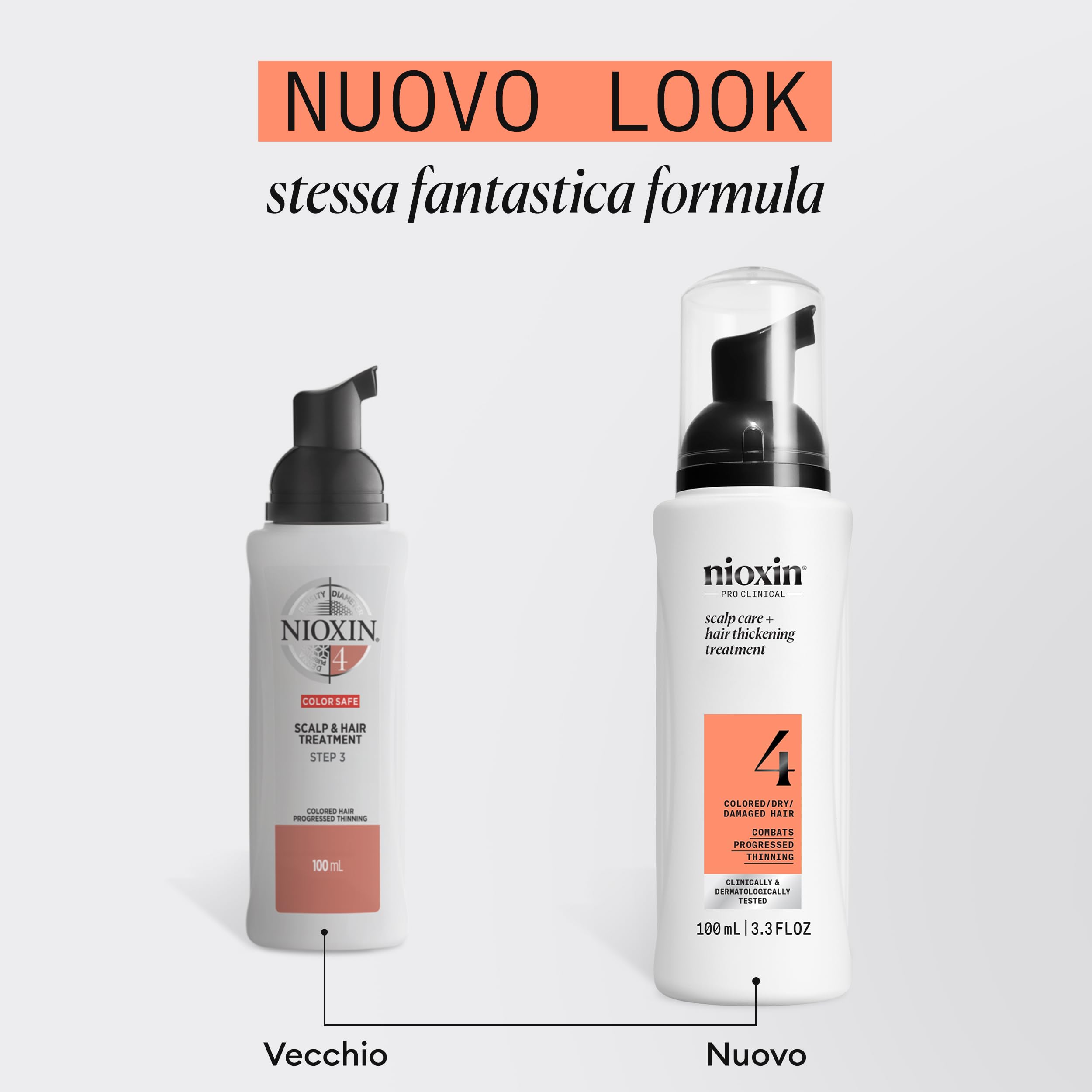 Nioxin System 4 skalp + zagęszczanie włosów Leave On Treatment - serum do zniszczonych włosów z zaawansowanym przerzedzaniem - niacynamid i biotyna (100 ml)