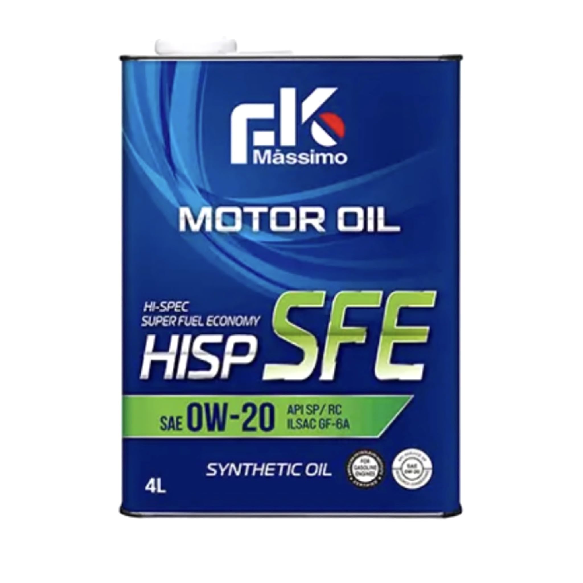 Amazon | FK Massimo (FKマッシモ) エンジンオイル 4L 0W-20 HISP SFE