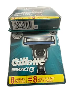 Gillette Mach 3-24 Count (3 x 8 Pack)