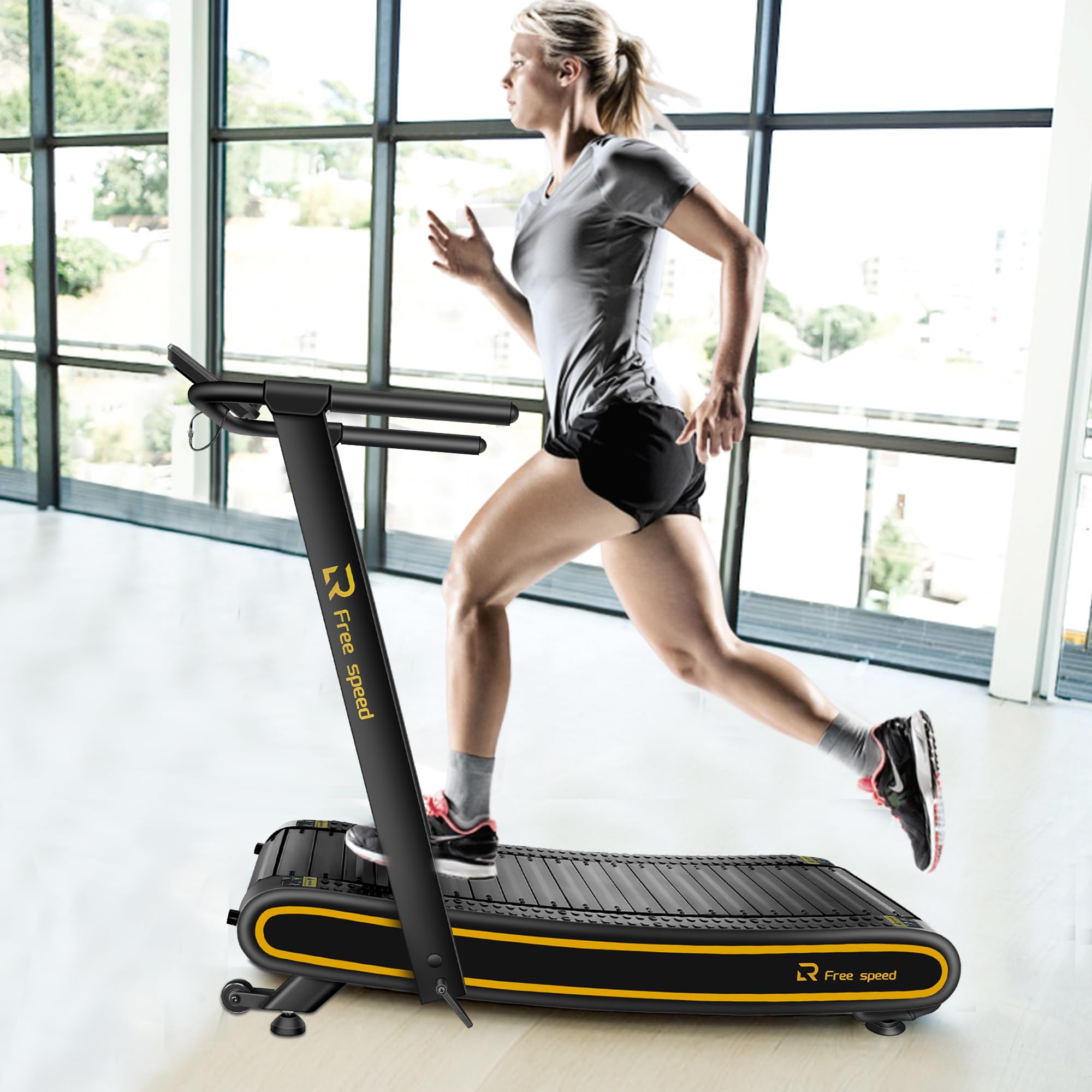 Amazon | Free Speed 自走式トレッドミル ランニングマシン 