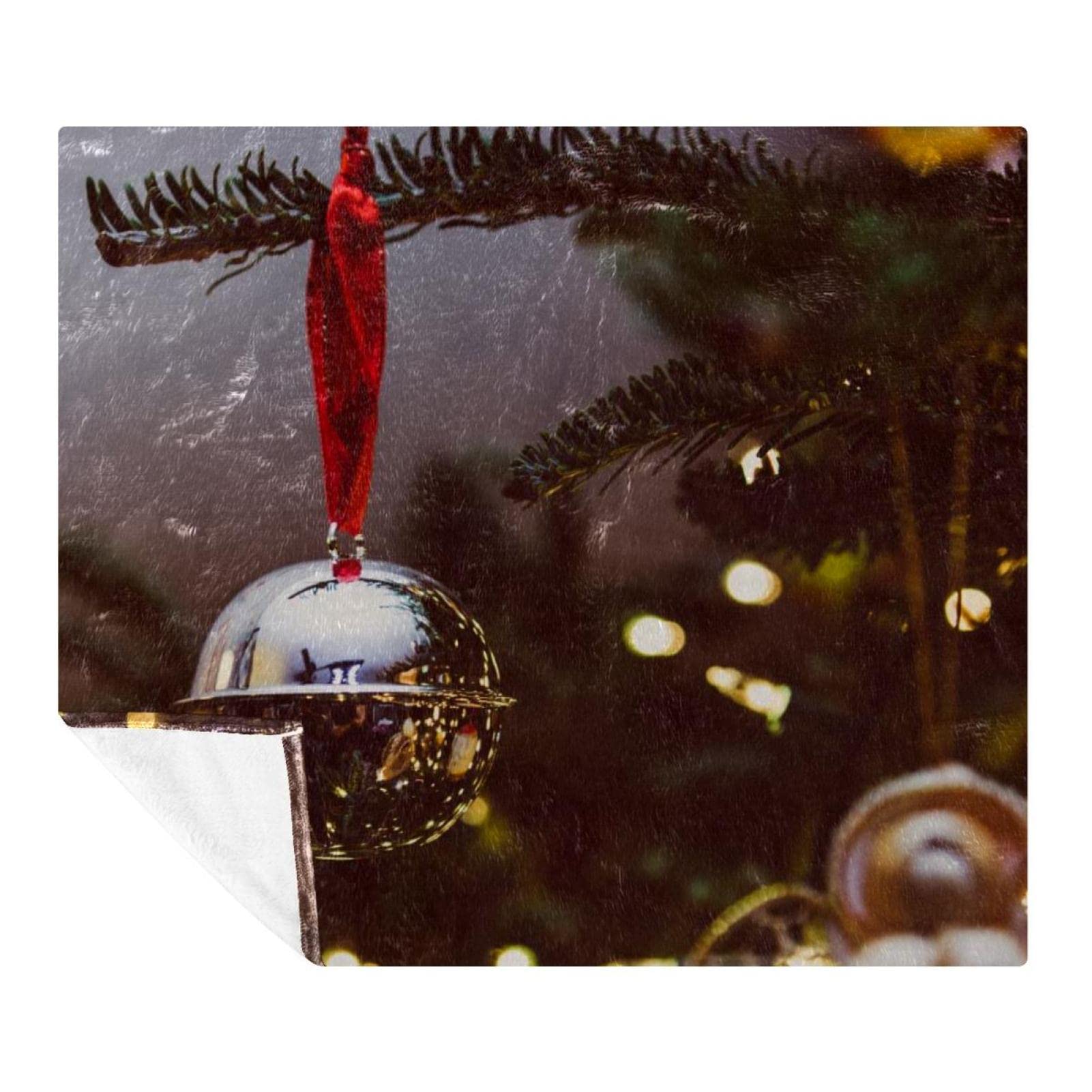 Couverture polaire de literie Noël pour cocooner sur le canapé