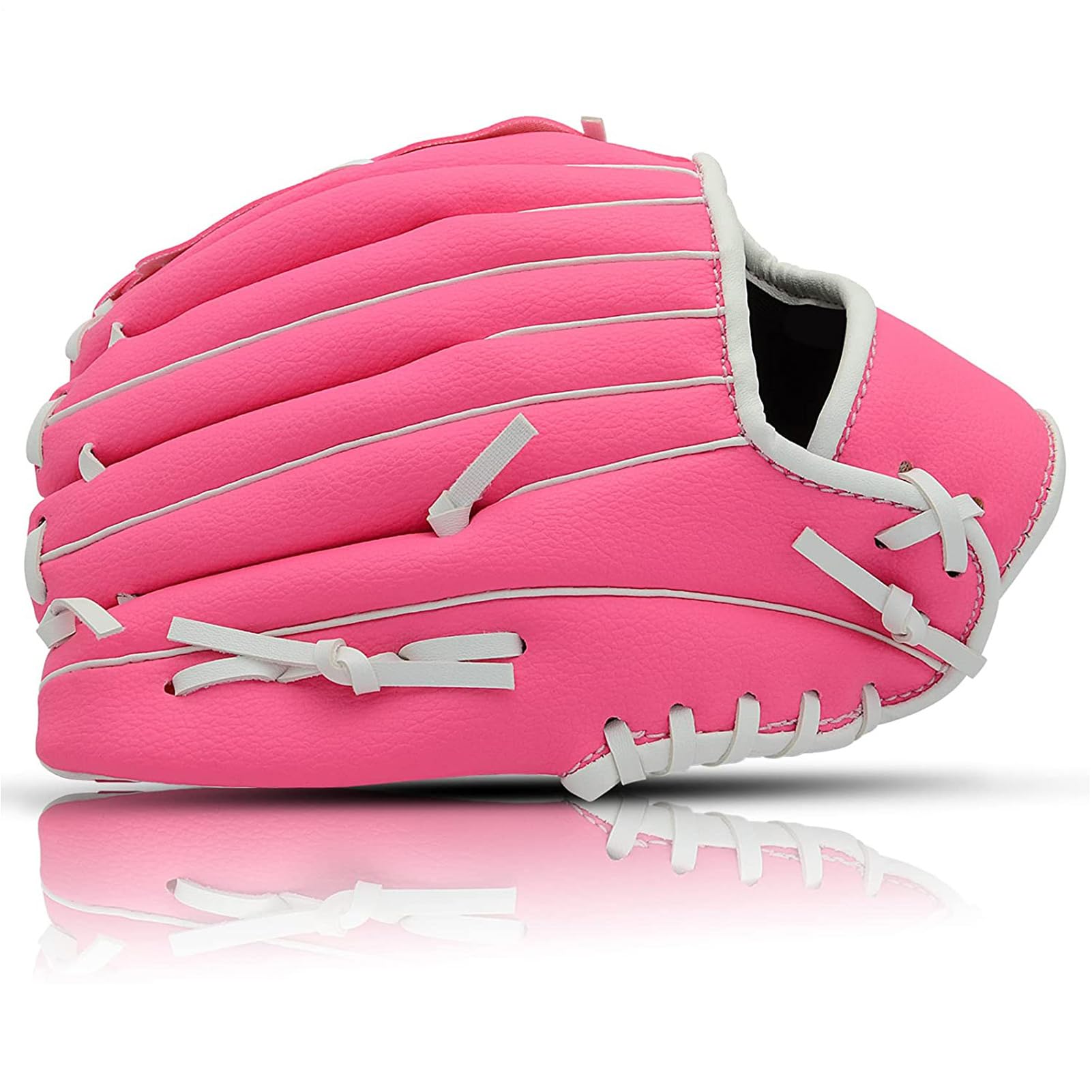 Generico Guanti da allenamento per baseball, guanti da baseball per giovani,Guanto da baseballs per adulti e ragazze | Guantii da baseballs in pelle PU addensati per bambini per principianti