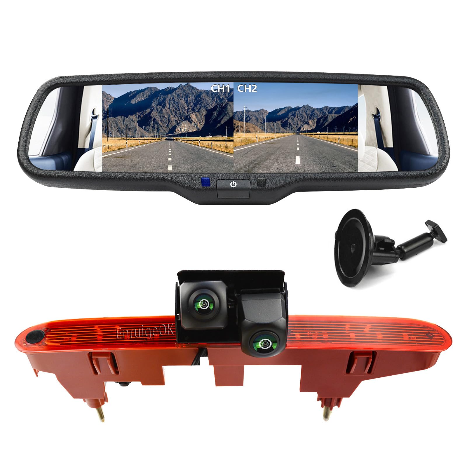 Caméra de recul HD double objectif Berlingo et Combo E écran 17,8 cm - 8