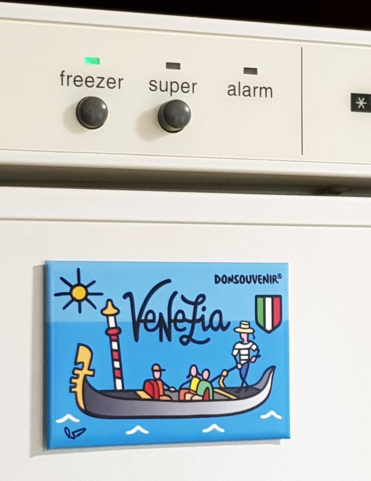 Calamita 3D Venezia Gondola Per Frigorifero - Resina, Souvenir Italiano, 7.5x6.5 Cm - Foto 4