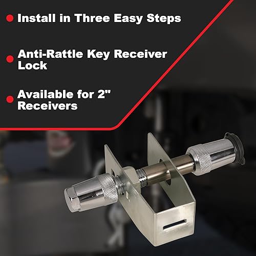 Miniatura 2 de Trimax TAR300 anti-rattle 5/8" Sistema de bloqueo de pin con llave