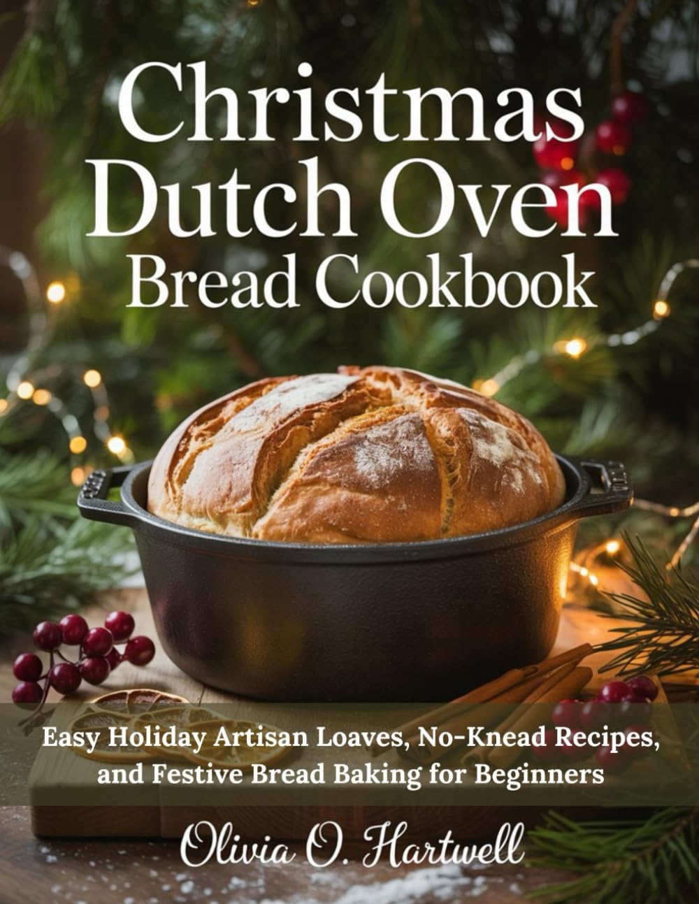 CHRISTMAS DUTCH OVEN BREAD COOKBOOK: Easy Holiday Artisan Loaves, No-Knead Recipes, and Festive Bread Baking for Beginners (The Dutch Oven Mastery Collection)