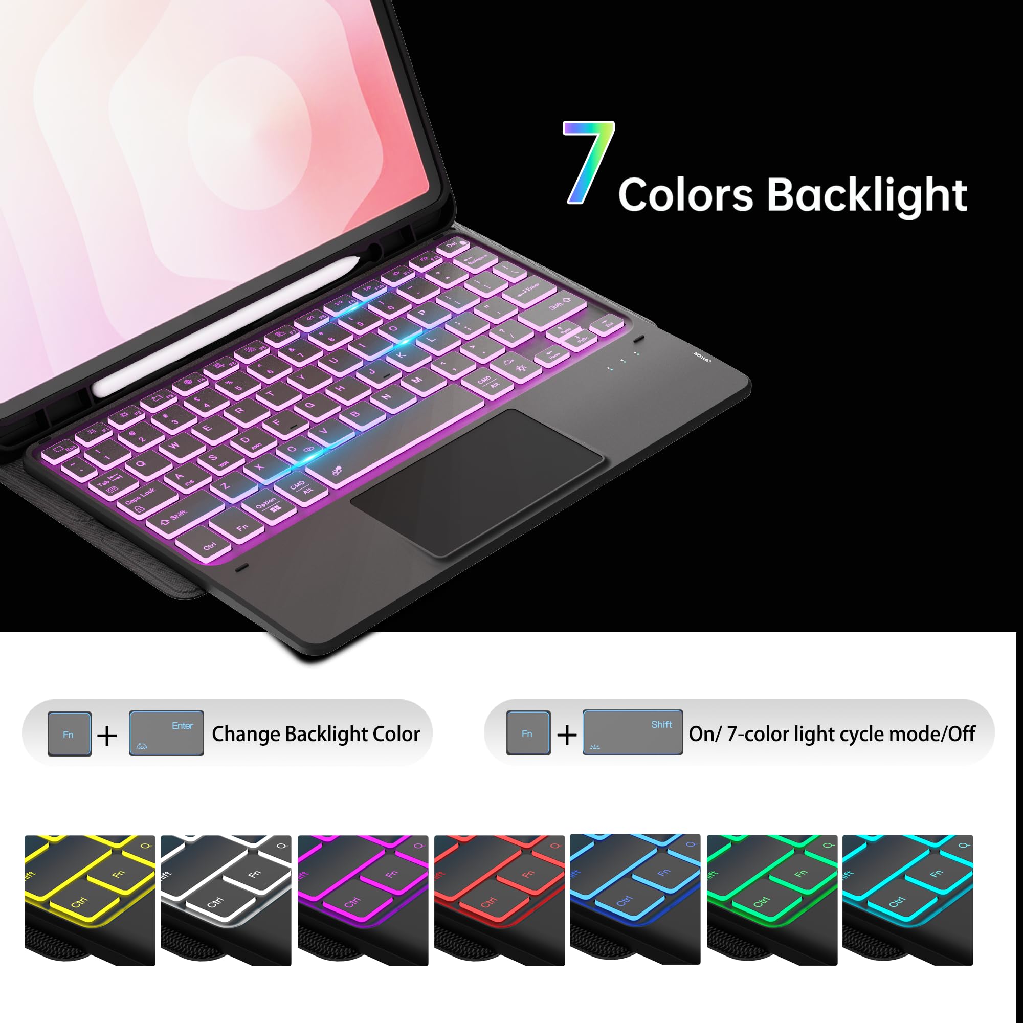 Androidタブレットアクセサリー Galaxy Tab S11 Book Cover Keyboard