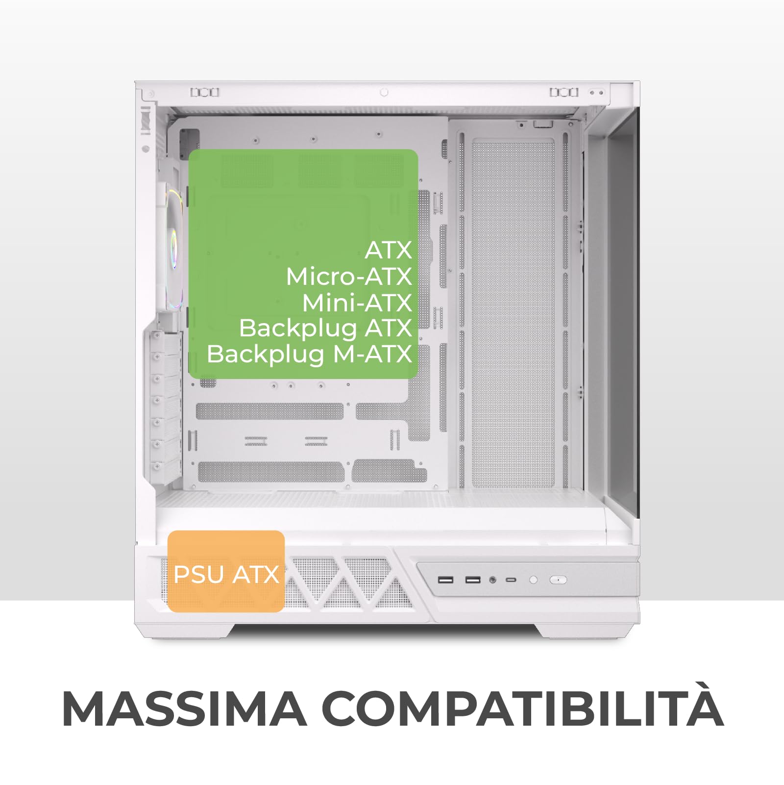 Noua Orizon MK100 - Scheda di Alimentazione PC per Giocatori - Dettaglio