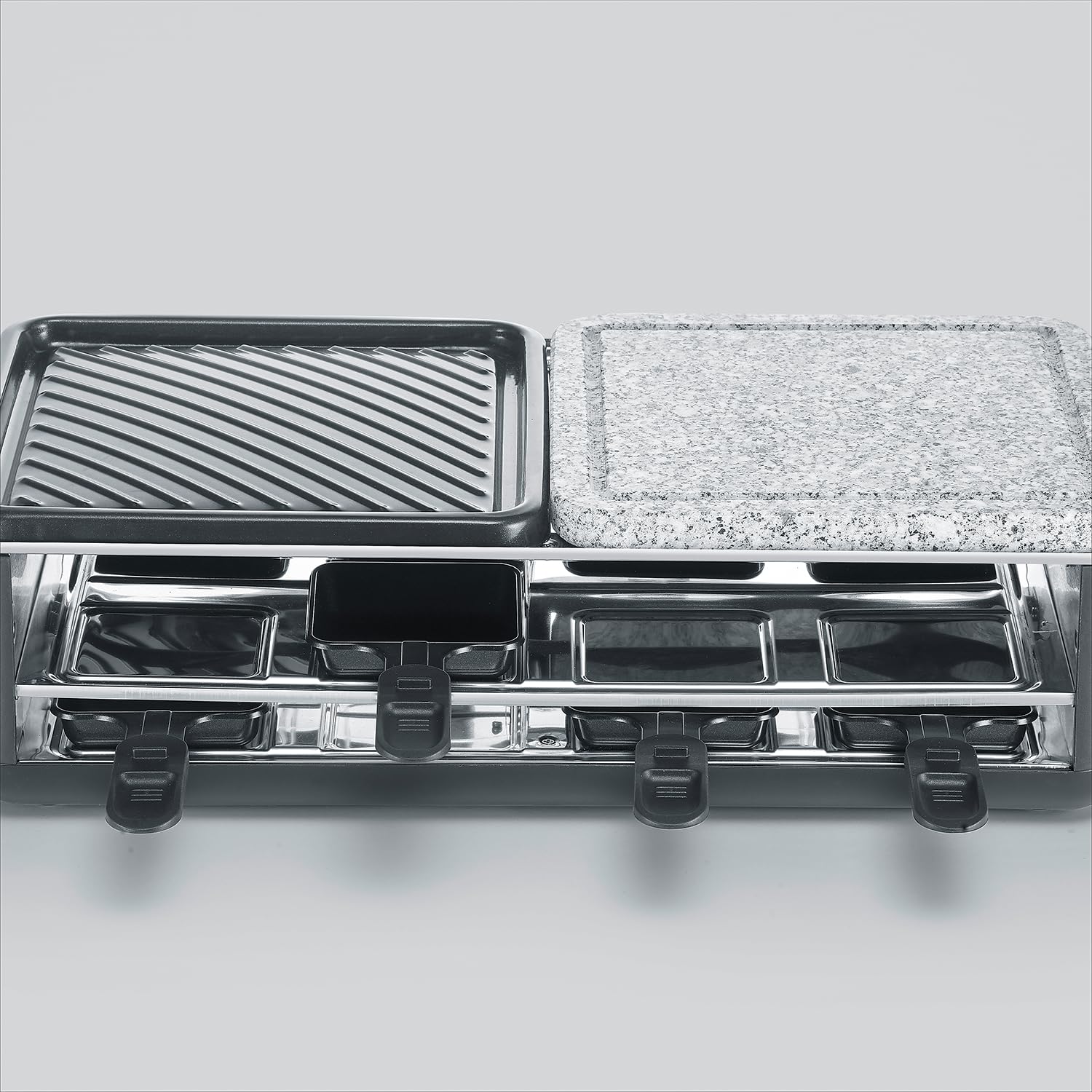 SEVERIN Raclette Grill with Natural Stone and Grill Plate with