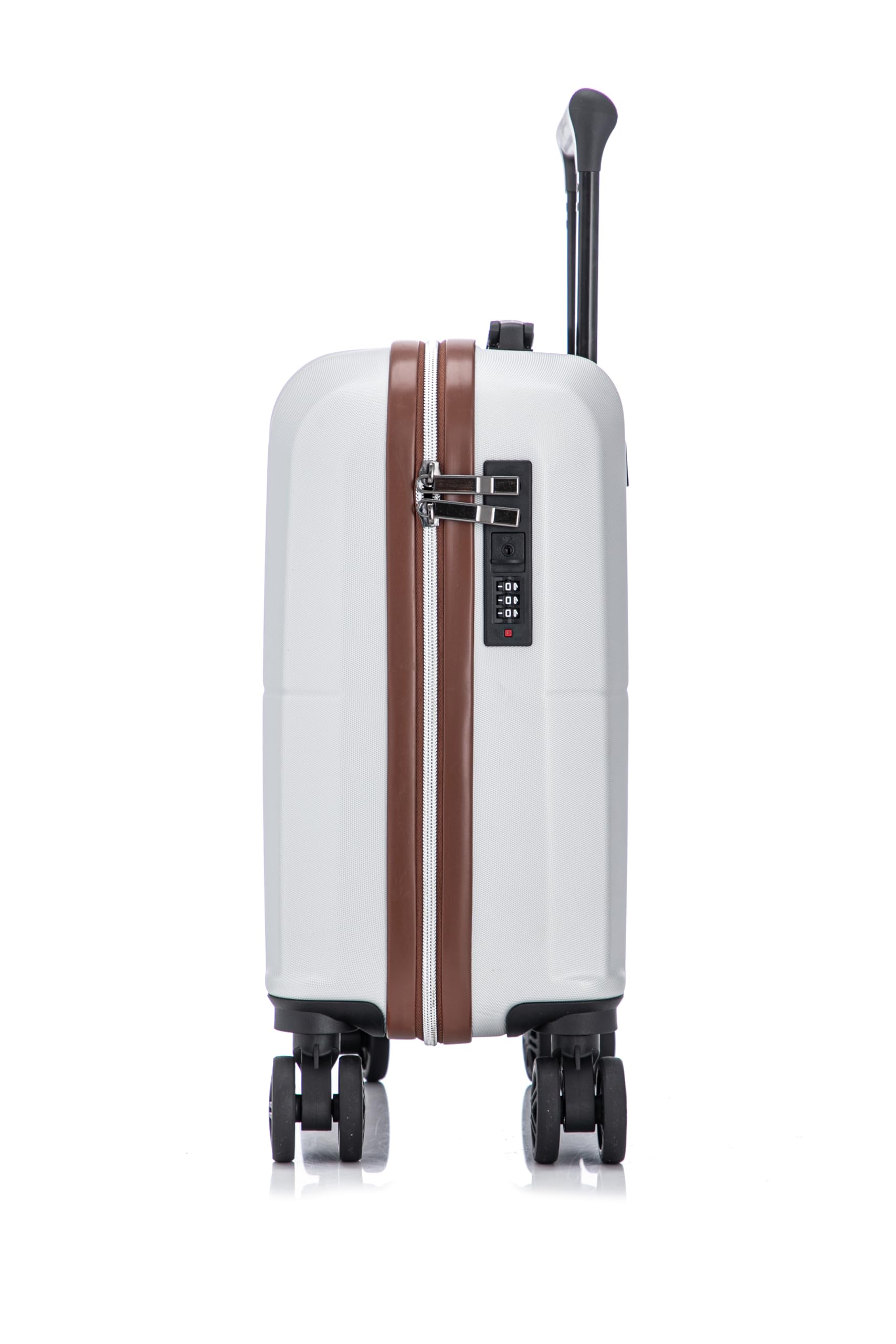 CELIMS - Maleta de Cabina 45x36x20 EasyJet y +65 Aerolíneas | Equipaje de Mano | Trolley Cabina | Doble Ruedas 360° | Ultraligera 2,2 kg | Ideal Aerolíneas Low Cost | Plata Esterlina