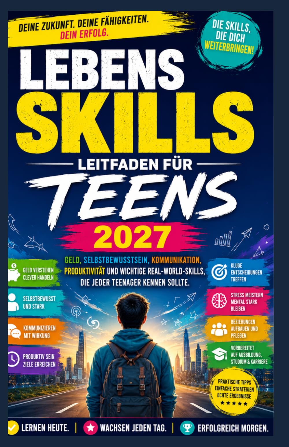 Lebenskompetenz-Leitfaden für Jugendliche 2027: Geld, Selbstvertrauen, Kommunikation, Produktivität und praktische Fähigkeiten sollte jeder Jugendliche kennen