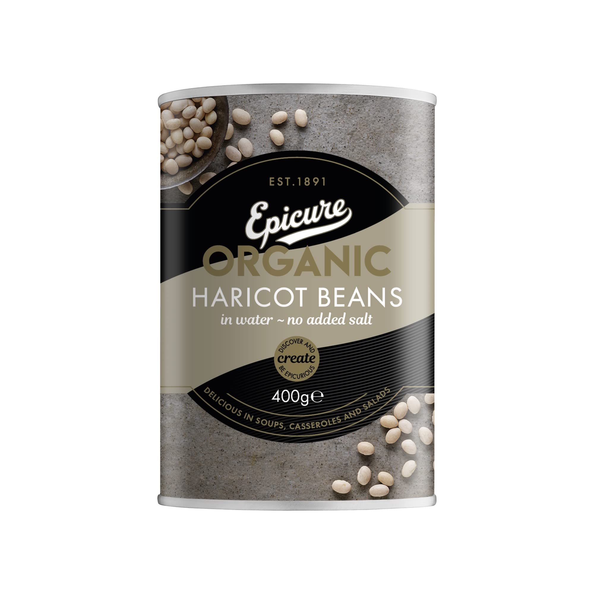 Epicure Haricot Beans in Water, 400g (743733) (B00CPZ2272) Amazon Price History, Amazon Price Tracker