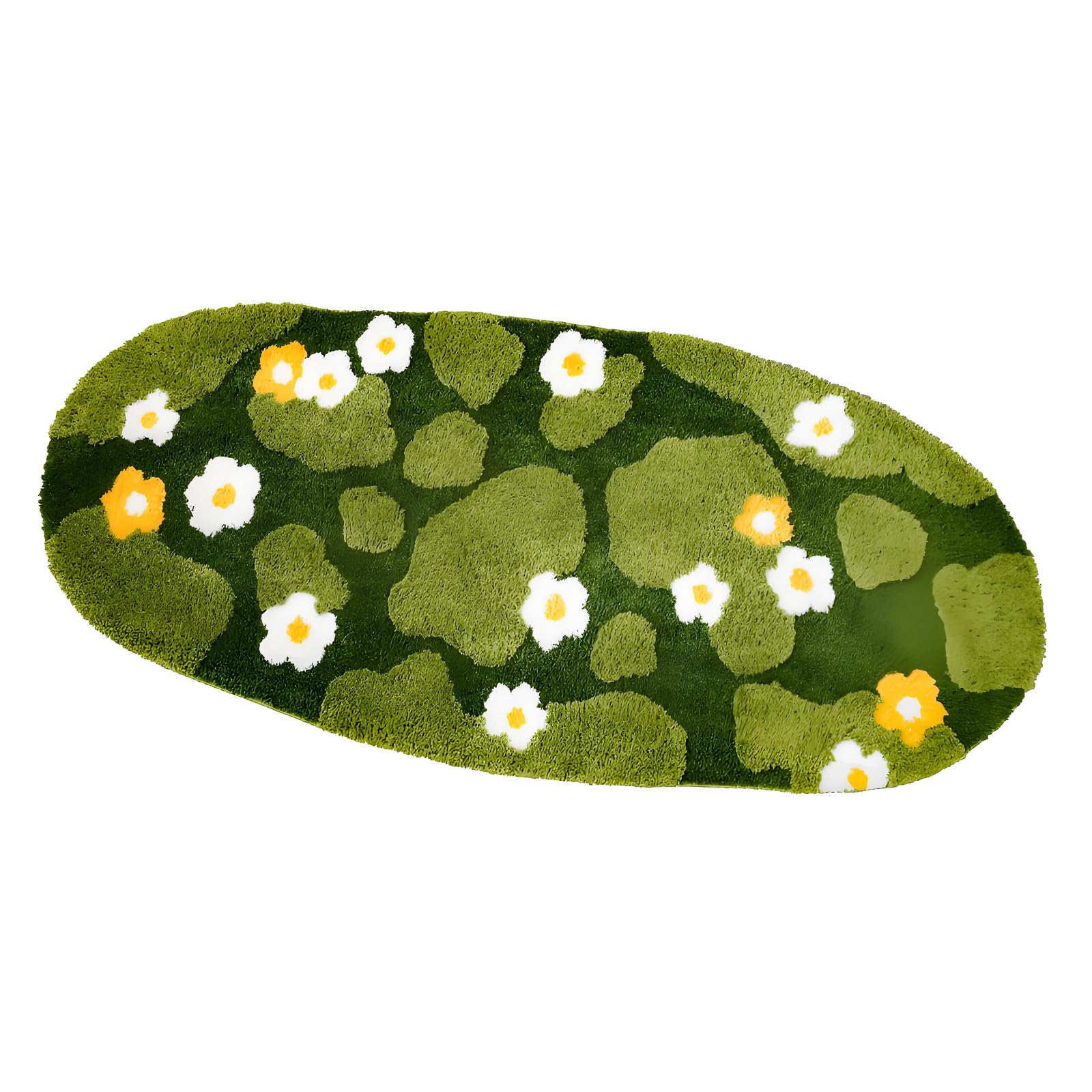 Tapis de salle de bain à motif floral pour une ambiance spa et sécurisée